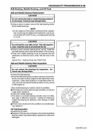 2008 Kawasaki Teryx 750 Service Manual, Page 245