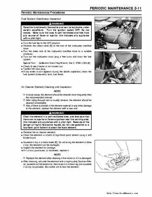 Kawasaki Prairie 360 KVF-360 Factory service manual, Page 31