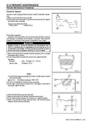 Kawasaki Prairie 360 KVF-360 Factory service manual, Page 34
