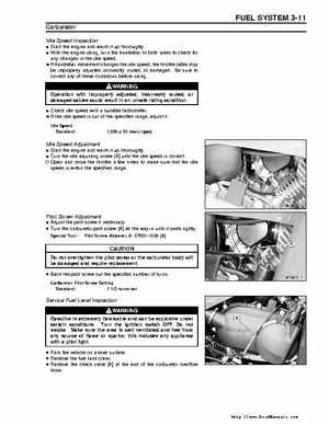 Kawasaki Prairie 360 KVF-360 Factory service manual, Page 59