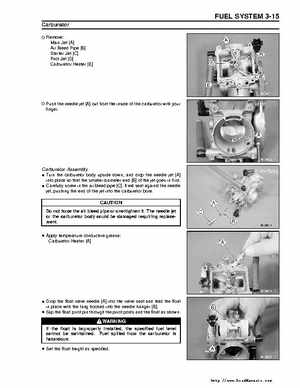 Kawasaki Prairie 360 KVF-360 Factory service manual, Page 63