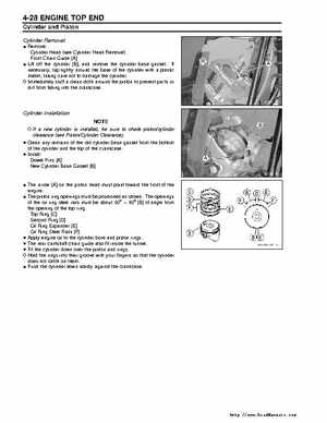 Kawasaki Prairie 360 KVF-360 Factory service manual, Page 100