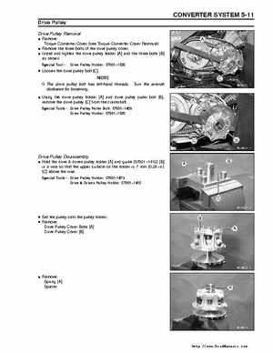 Kawasaki Prairie 360 KVF-360 Factory service manual, Page 117