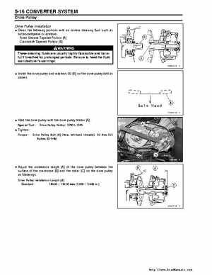 Kawasaki Prairie 360 KVF-360 Factory service manual, Page 122