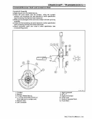 Kawasaki Prairie 360 KVF-360 Factory service manual, Page 165