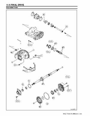 Kawasaki Prairie 360 KVF-360 Factory service manual, Page 196