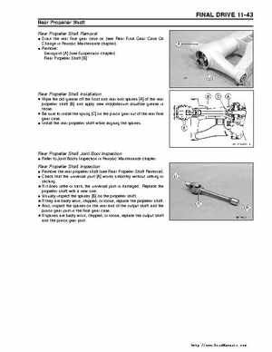 Kawasaki Prairie 360 KVF-360 Factory service manual, Page 233