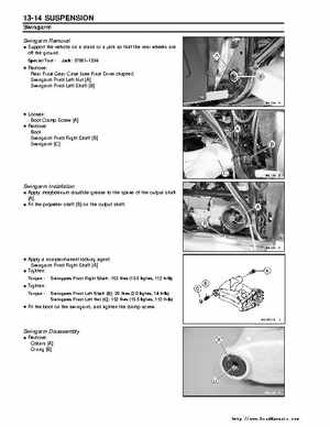 Kawasaki Prairie 360 KVF-360 Factory service manual, Page 280