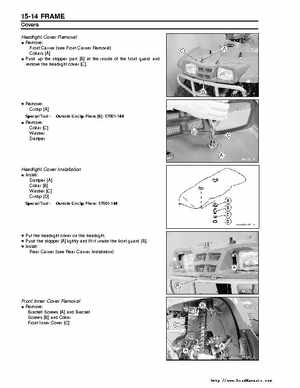 Kawasaki Prairie 360 KVF-360 Factory service manual, Page 308