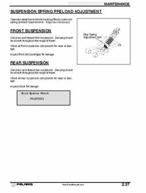2001 Polaris Sportsman 400-500 DUSE and H.O. Service Manual, Page 65