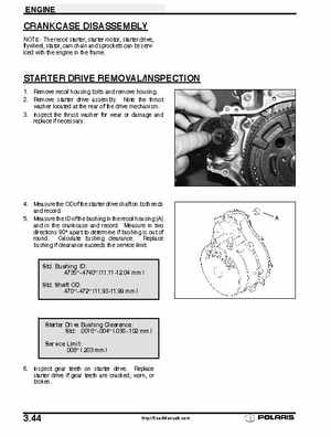 2001 Polaris Sportsman 400-500 DUSE and H.O. Service Manual, Page 113