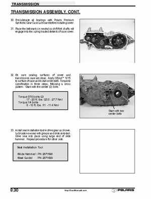2001 Polaris Sportsman 400-500 DUSE and H.O. Service Manual, Page 299