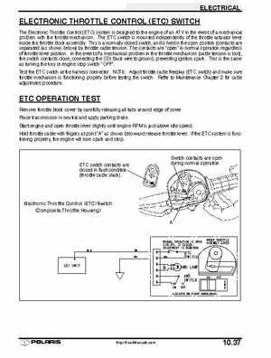 2001 Polaris Sportsman 400-500 DUSE and H.O. Service Manual, Page 371