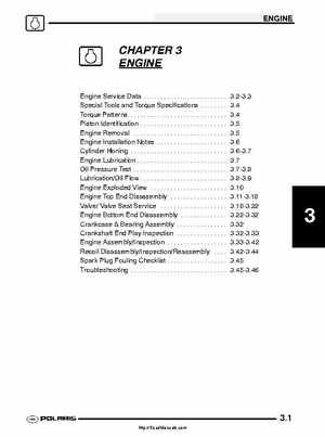 2003 Polaris ATV Trail Boss 330 Factory Service Manual, Page 46