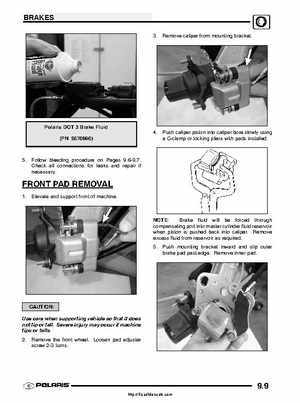 2003 Polaris ATV Trail Boss 330 Factory Service Manual, Page 170
