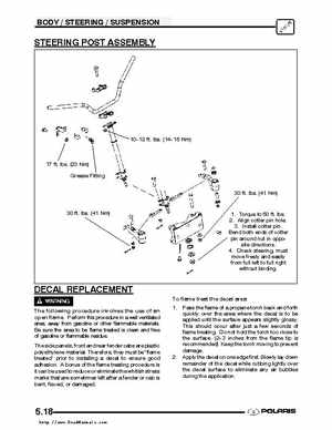 2003 Polaris Predator 500 factory service manual, Page 118