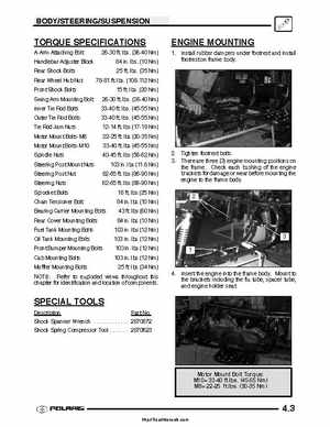 2003 Polaris Scrambler 50-90 Sportsman 90 Predator 90 Service Manual, Page 71