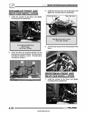 2003 Polaris Scrambler 50-90 Sportsman 90 Predator 90 Service Manual, Page 78