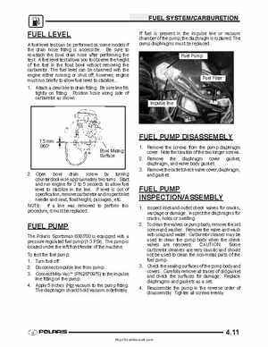 2003 Polaris Sportsman 600, 2002-2003 Polaris Sportsman 700 Service Manual, Page 121
