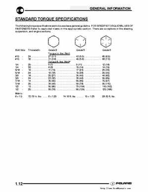2004-2005 Polaris Scrambler 500 factory service manual, Page 16