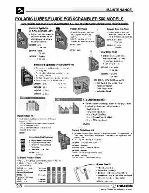 2004-2005 Polaris Scrambler 500 factory service manual, Page 28