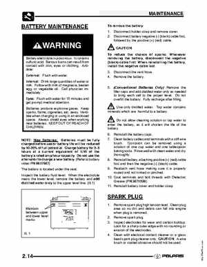 2004 Polaris Sportsman 700 EFI ATV Service Manual, Page 28