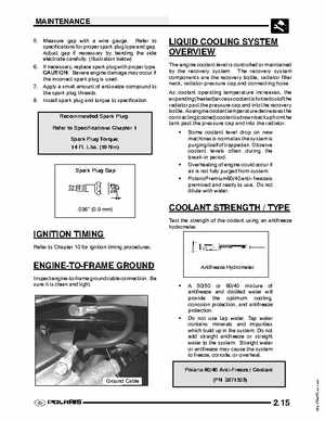 2004 Polaris Sportsman 700 EFI ATV Service Manual, Page 29