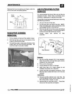 2004 Polaris Sportsman 700 EFI ATV Service Manual, Page 31
