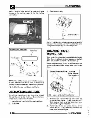 2004 Polaris Sportsman 700 EFI ATV Service Manual, Page 32