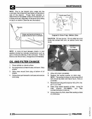 2004 Polaris Sportsman 700 EFI ATV Service Manual, Page 34