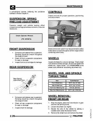 2004 Polaris Sportsman 700 EFI ATV Service Manual, Page 40