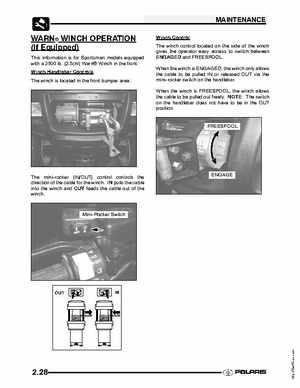 2004 Polaris Sportsman 700 EFI ATV Service Manual, Page 42