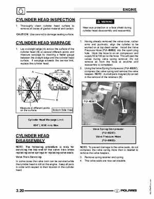 2004 Polaris Sportsman 700 EFI ATV Service Manual, Page 62