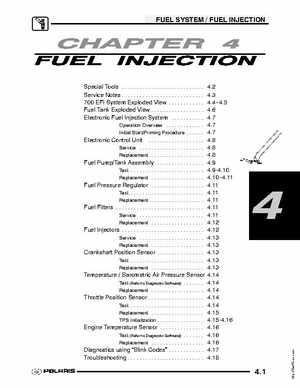 2004 Polaris Sportsman 700 EFI ATV Service Manual, Page 101