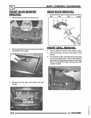 2004 Polaris Sportsman 700 EFI ATV Service Manual, Page 122