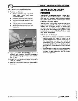 2004 Polaris Sportsman 700 EFI ATV Service Manual, Page 132