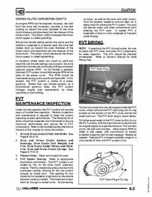 2004 Polaris Sportsman 700 EFI ATV Service Manual, Page 137