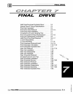 2004 Polaris Sportsman 700 EFI ATV Service Manual, Page 163