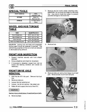 2004 Polaris Sportsman 700 EFI ATV Service Manual, Page 165