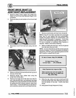2004 Polaris Sportsman 700 EFI ATV Service Manual, Page 167