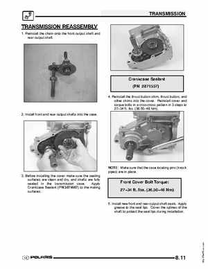 2004 Polaris Sportsman 700 EFI ATV Service Manual, Page 203