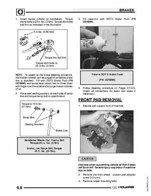 2004 Polaris Sportsman 700 EFI ATV Service Manual, Page 216
