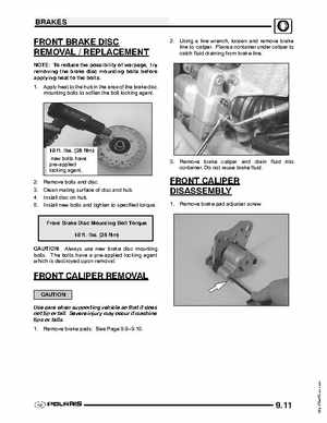 2004 Polaris Sportsman 700 EFI ATV Service Manual, Page 219