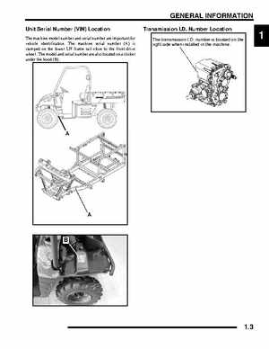2005-2007 Polaris Ranger 500 service manual, Page 4