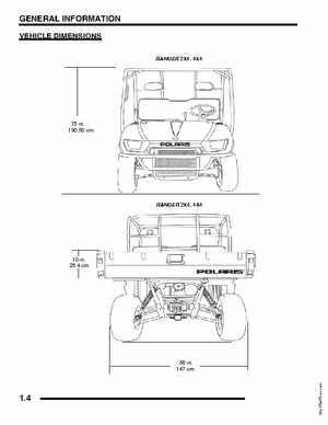 2005-2007 Polaris Ranger 500 service manual, Page 5