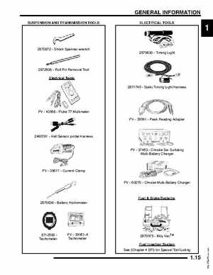 2005-2007 Polaris Ranger 500 service manual, Page 16