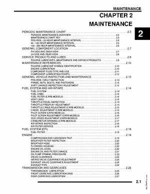 2005-2007 Polaris Ranger 500 service manual, Page 21