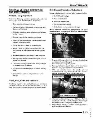 2005-2007 Polaris Ranger 500 service manual, Page 33