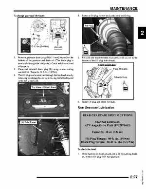 2005-2007 Polaris Ranger 500 service manual, Page 47