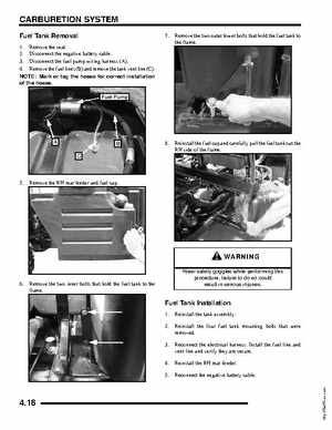 2005-2007 Polaris Ranger 500 service manual, Page 123